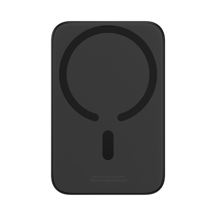 پاوربانک باسئوس مدل Magnetic Wireless 20W PPCX020001 ظرفیت 6000 میلیآمپر ساعت
