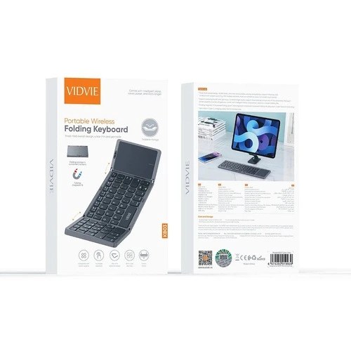 کیبورد تاشو بیسیم ویدوی مدل KB03