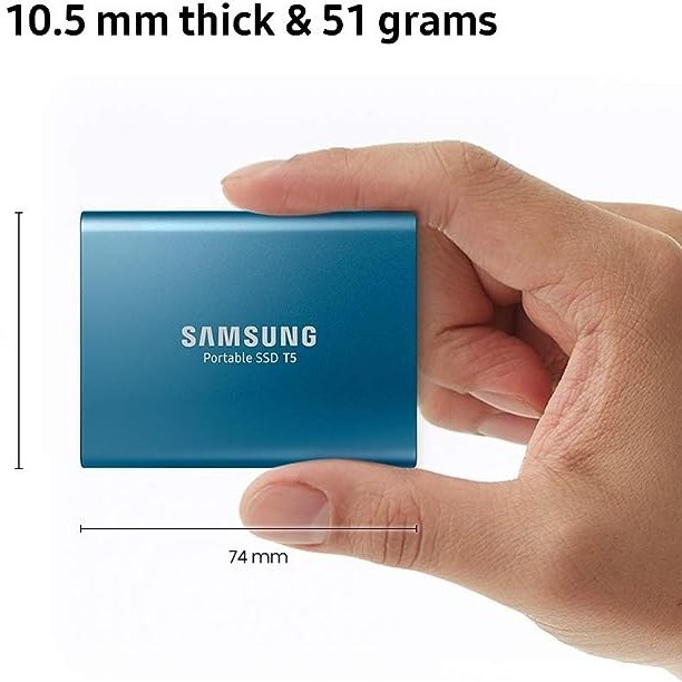 حافظه SSD اکسترنال سامسونگ مدل Portable SSD T5 ظرفیت 250G
