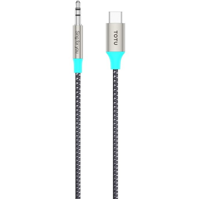 کابل تبدیل USB Type-c به AUX 3.5 میلی متری TOTU مدل AD-8