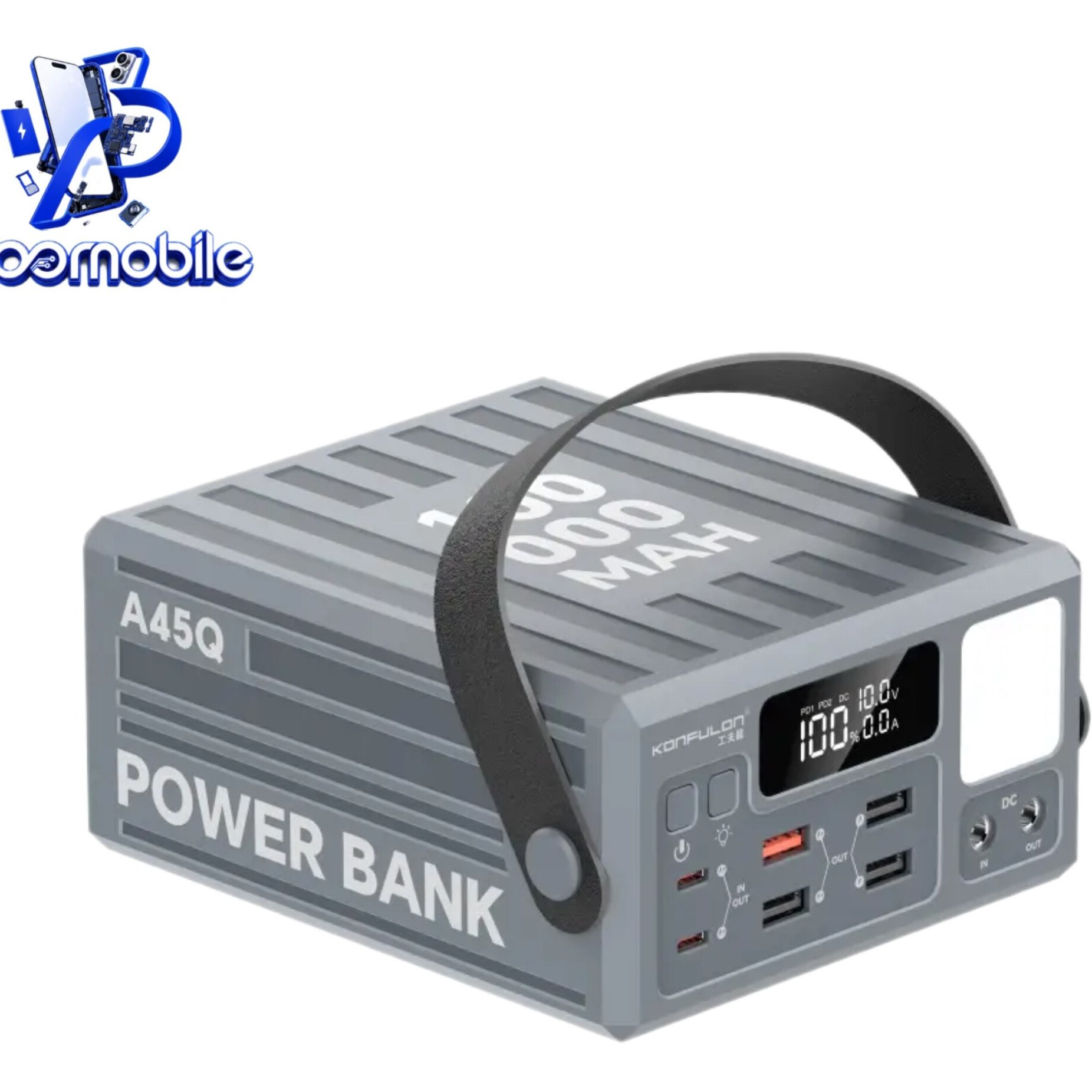 پاوربانک اصلی کانفلون Konfulon A45Q 100000mAh 22.5W